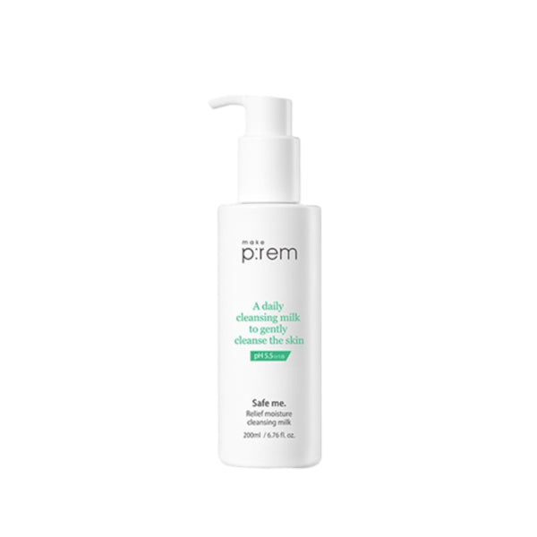 Wholesale make p:rem - Safe Me. Relief Moisture Cleansing Milk - 200ml - White | Carsha