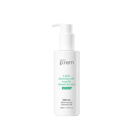 Wholesale make p:rem - Safe Me. Relief Moisture Cleansing Milk - 200ml - White | Carsha