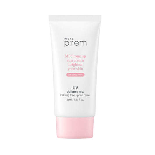 Wholesale Deal make p:rem - UV Defense Me. Calming Tone Up Sun Cream - 50ml | Carsha