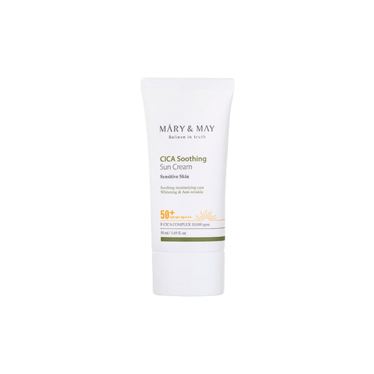 Wholesale Deal Mary&May - CICA Soothing Sun Cream SPF50+ PA++++ - 50ml | Carsha