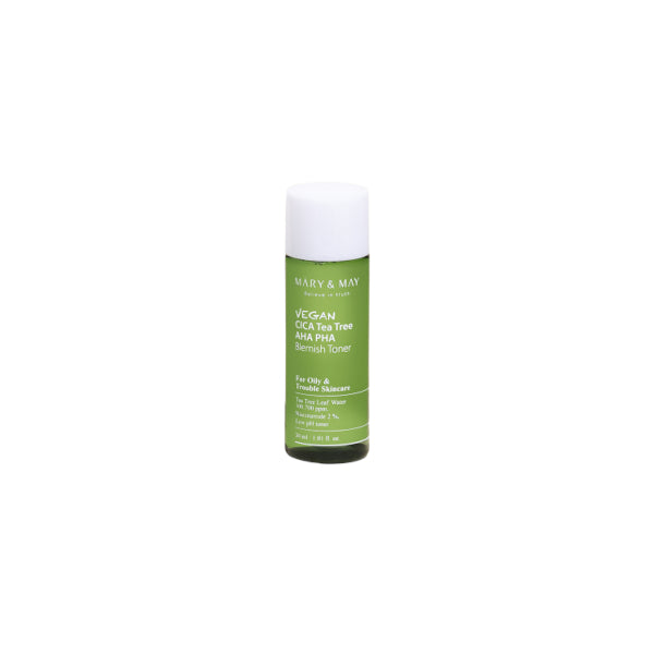 Wholesale DEAL Mary&May - CICA Tea Tree AHA PHA Blemish Toner - 30ml | Carsha