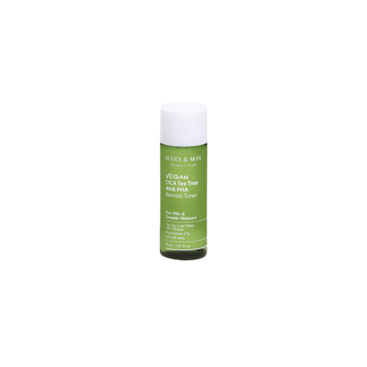 Wholesale DEAL Mary&May - CICA Tea Tree AHA PHA Blemish Toner - 30ml | Carsha