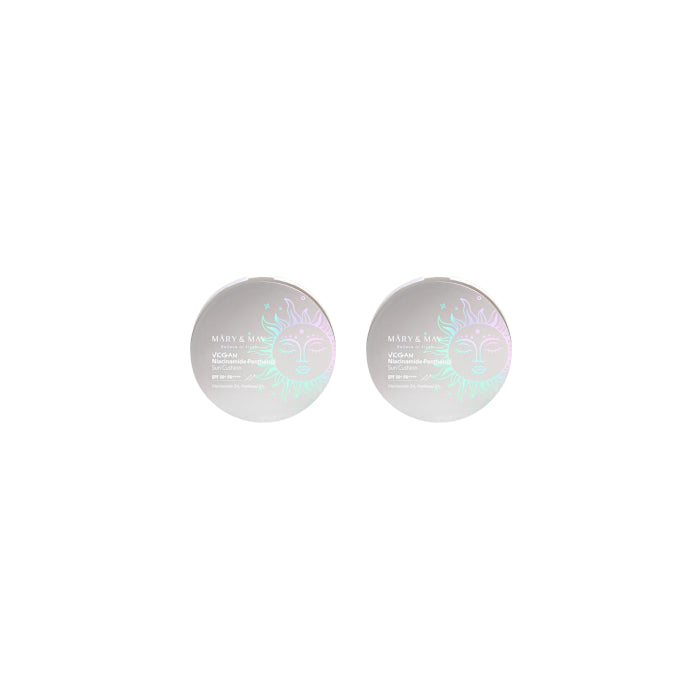 Wholesale Mary&May - Vegan Niacinamide Panthenol Sun Cushion SPF50+ PA++++ - 25g 2ea Set | Carsha