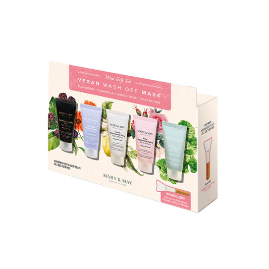 Wholesale DEAL Mary&May - Vegan Wash Off Mask Mini Gift Set - 30g x5 | Carsha