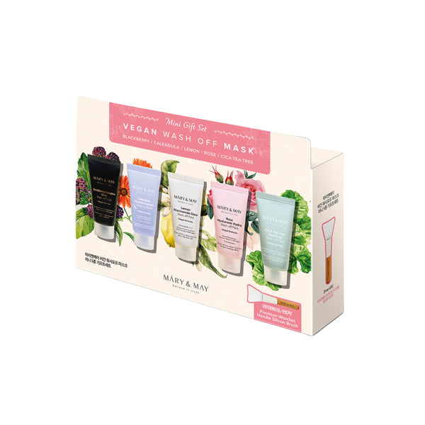 Wholesale Mary&May - Vegan Wash Off Mask Mini Gift Set - 30g x5 | Carsha