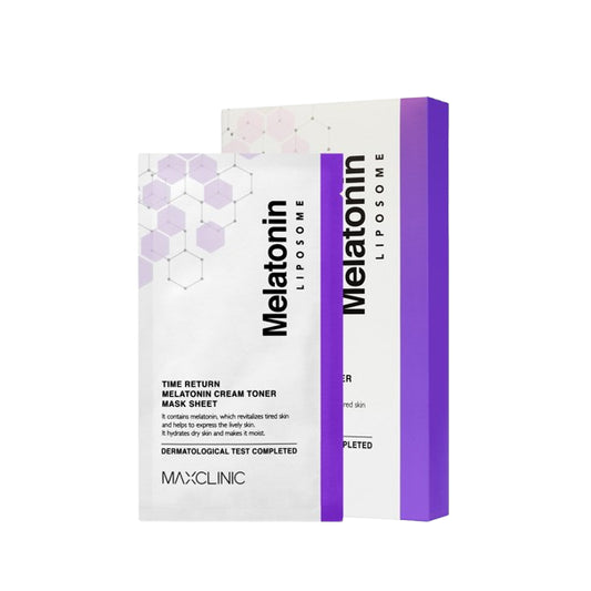 Wholesale MAXCLINIC - Time Return Melatonin Cream Toner Mask Sheet - 1pc | Carsha