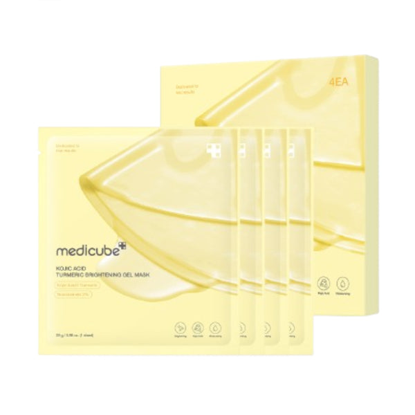 Wholesale medicube - Kojic Acid Turmeric Brightening Gel Mask - 28g*4ea | Carsha