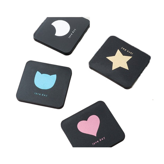 Wholesale MINGXIER - Cartoon Pocket Mirror Random Colour - 1 pc | Carsha