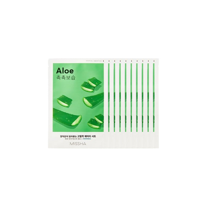 Wholesale MISSHA - Airy Fit Sheet Mask - Aloe - 1pc 10ea Set | Carsha