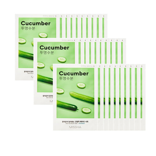 Wholesale MISSHA - Airy Fit Sheet Mask - Cucumber - 1pc 30ea Set | Carsha
