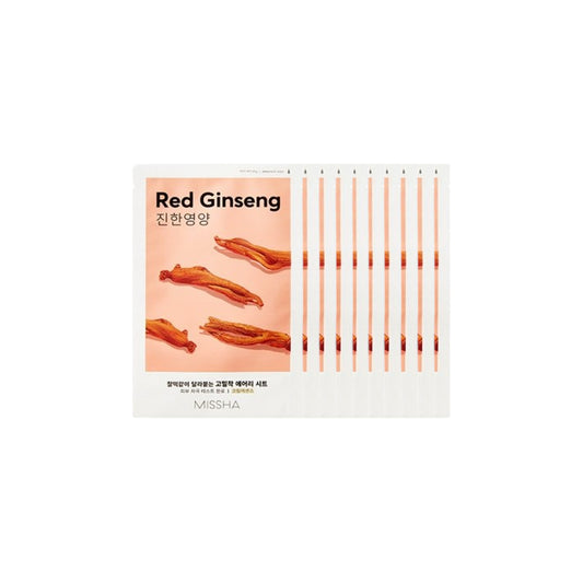 Wholesale MISSHA - Airy Fit Sheet Mask - Red Ginseng - 1pc 10ea Set | Carsha