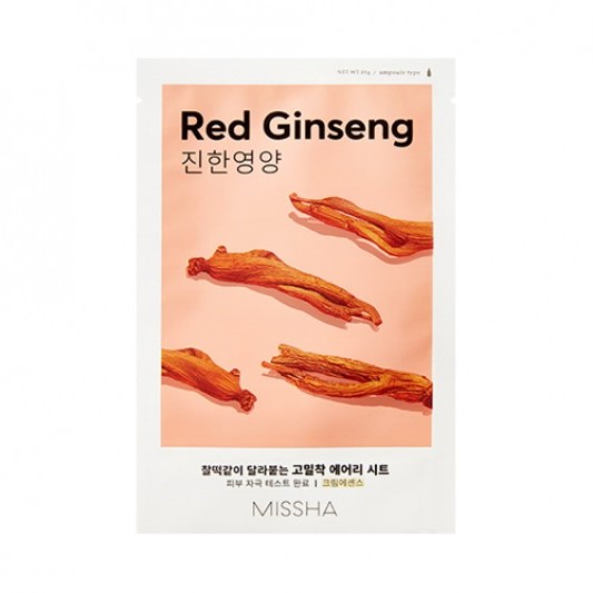 Wholesale Deal MISSHA - Airy Fit Sheet Mask - Red Ginseng - 1pc | Carsha