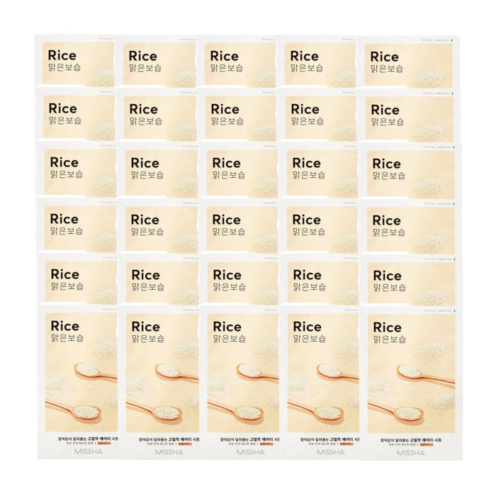 Wholesale MISSHA Airy Fit Sheet Mask - Rice - 1pc 30ea Set | Carsha