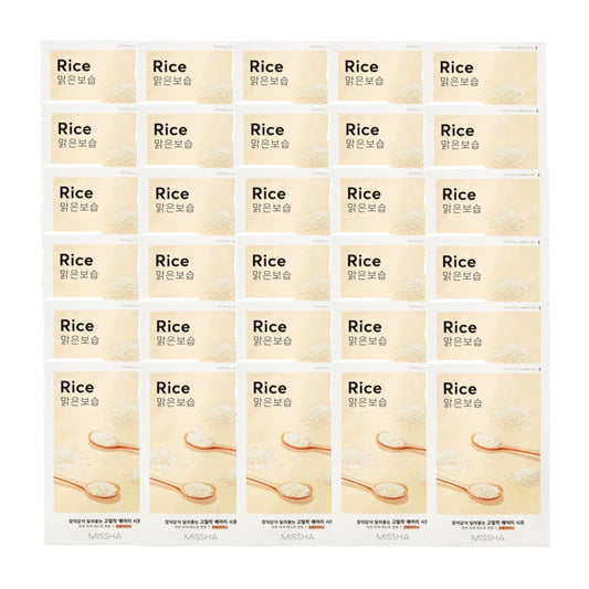 Wholesale MISSHA Airy Fit Sheet Mask - Rice - 1pc 30ea Set | Carsha