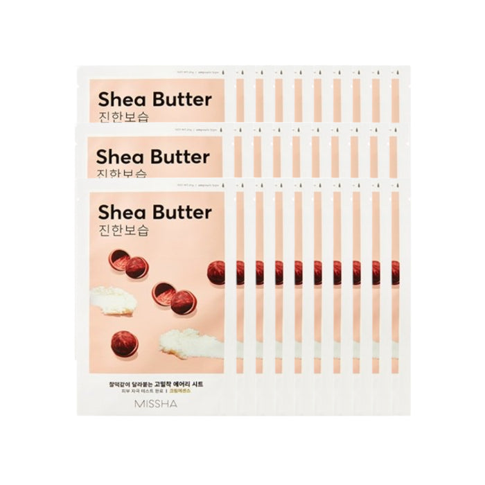 Wholesale MISSHA Airy Fit Sheet Mask - Shea Butter - 1pc 30ea Set | Carsha