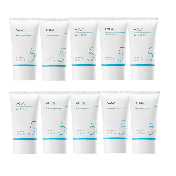 Wholesale MISSHA - All-Around Safe Block Aqua Sun SPF50+ PA++++ New version of All-Around Safe Block Aqua Sun Gel - 50ml 10ea Set | Carsha