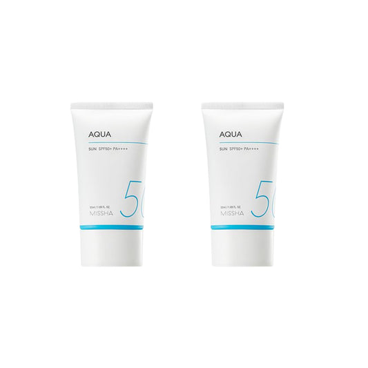 Wholesale MISSHA All-Around Safe Block Aqua Sun SPF50+ PA++++ New version of All-Around Safe Block Aqua Sun Gel - 50ml 2ea Set | Carsha