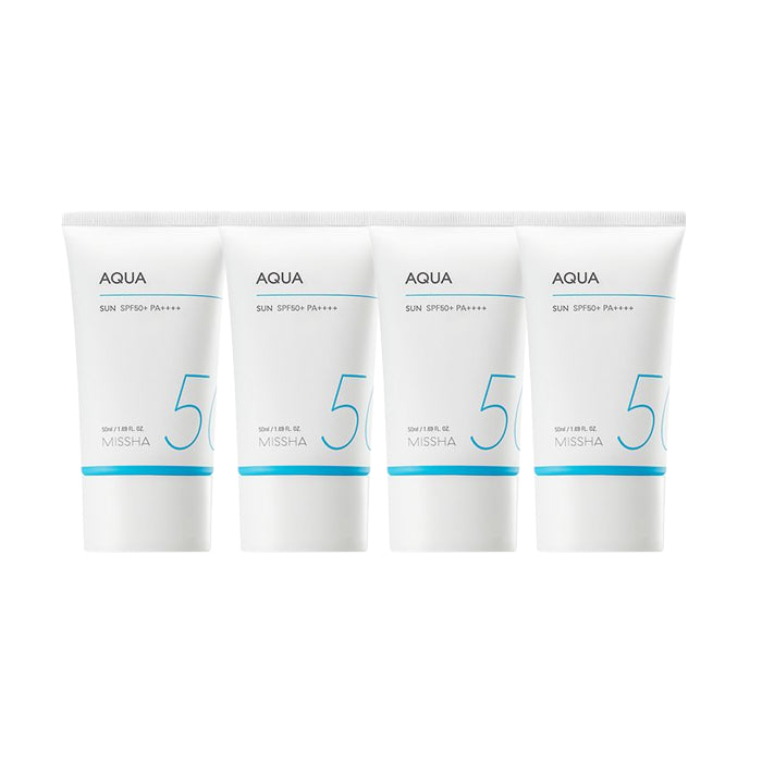 Wholesale MISSHA All-Around Safe Block Aqua Sun SPF50+ PA++++ New version of All-Around Safe Block Aqua Sun Gel - 50ml 4ea Set | Carsha