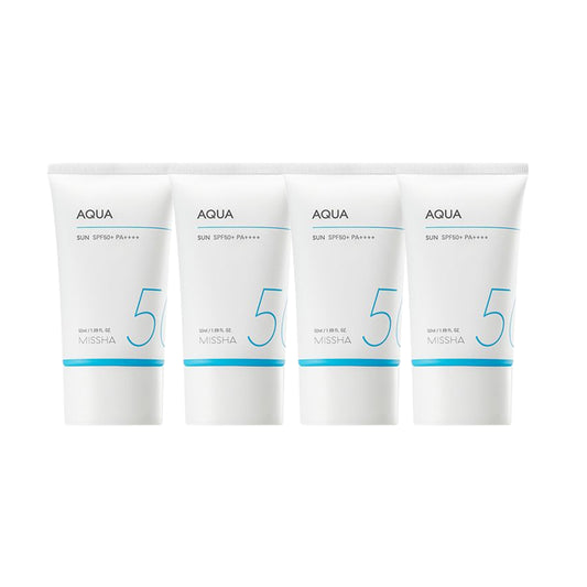 Wholesale MISSHA All-Around Safe Block Aqua Sun SPF50+ PA++++ New version of All-Around Safe Block Aqua Sun Gel - 50ml 4ea Set | Carsha