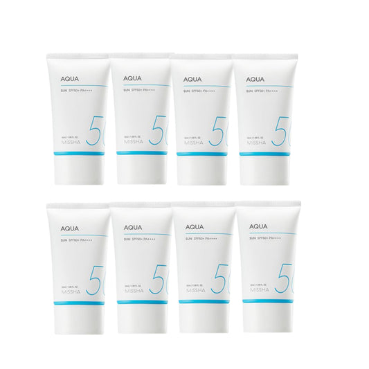 Wholesale MISSHA All-Around Safe Block Aqua Sun SPF50+ PA++++ New version of All-Around Safe Block Aqua Sun Gel - 50ml 8ea Set | Carsha