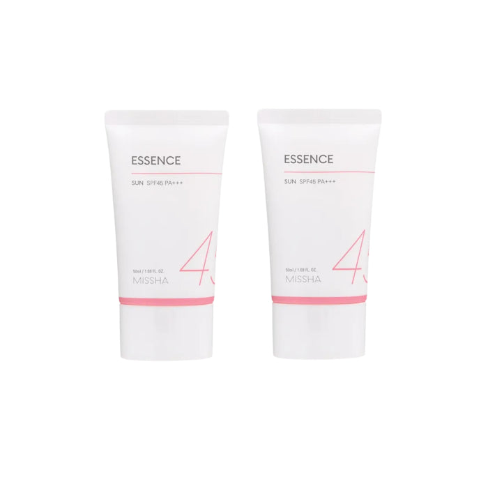 Wholesale MISSHA All Around Safe Block Essence Sun SPF45 PA+++ - 50ml 2ea Set New | Carsha