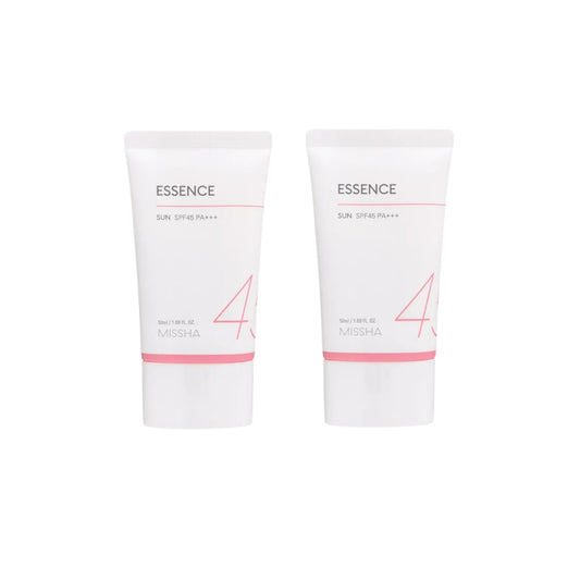 Wholesale MISSHA All Around Safe Block Essence Sun SPF45 PA+++ - 50ml 2ea Set New | Carsha