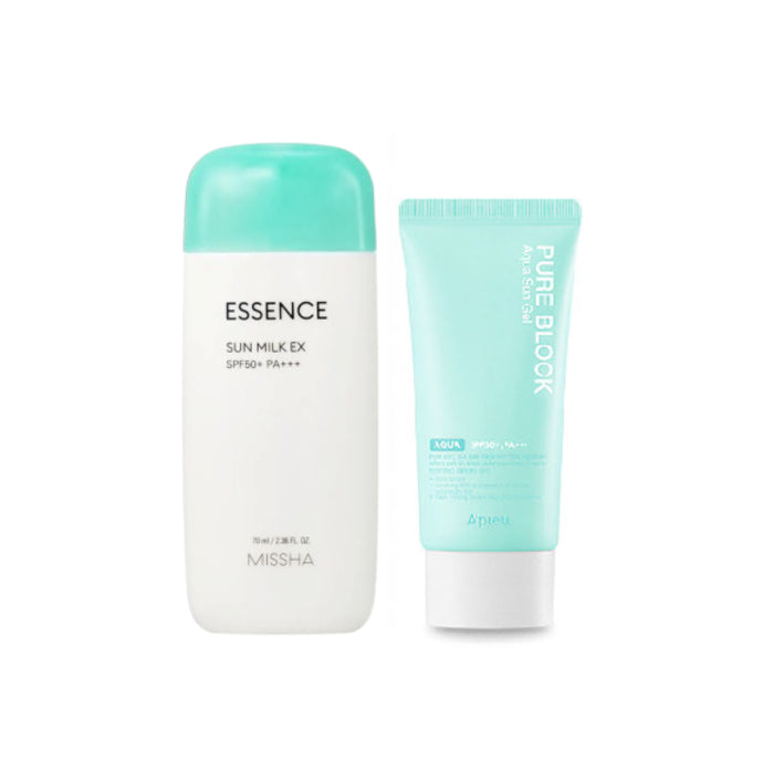 Missha Essence Milk X A'pieu Hero Sunscreen Set B