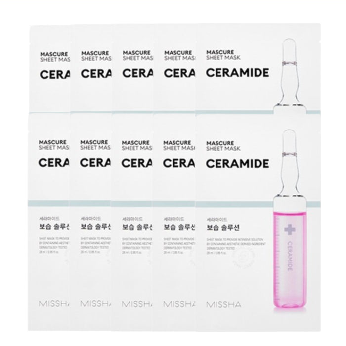 Wholesale MISSHA Mascure Solution Sheet Mask - Cermide - 1pc 10ea Set | Carsha