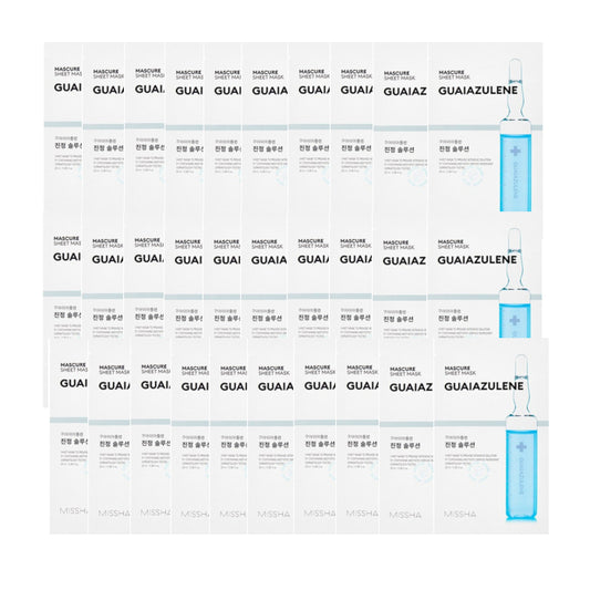 Wholesale MISSHA - Mascure Solution Sheet Mask - Guaiazulene 30pcs Set | Carsha