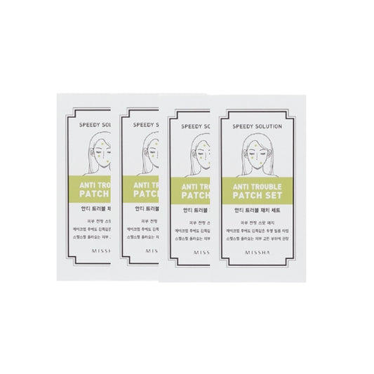 MISSHA - Speedy Solution Anti-Trouble Patch (4ea) Set