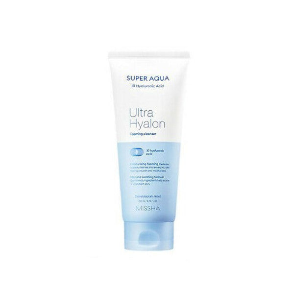 Wholesale MISSHA - Super Aqua Ultra Hyalon Foaming Cleanser - 200ml | Carsha