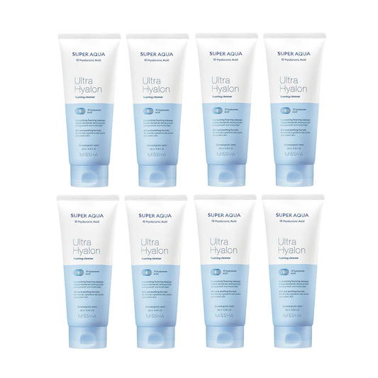 Wholesale MISSHA - Super Aqua Ultra Hyalon Foaming Cleanser - 200ml 8ea Set | Carsha