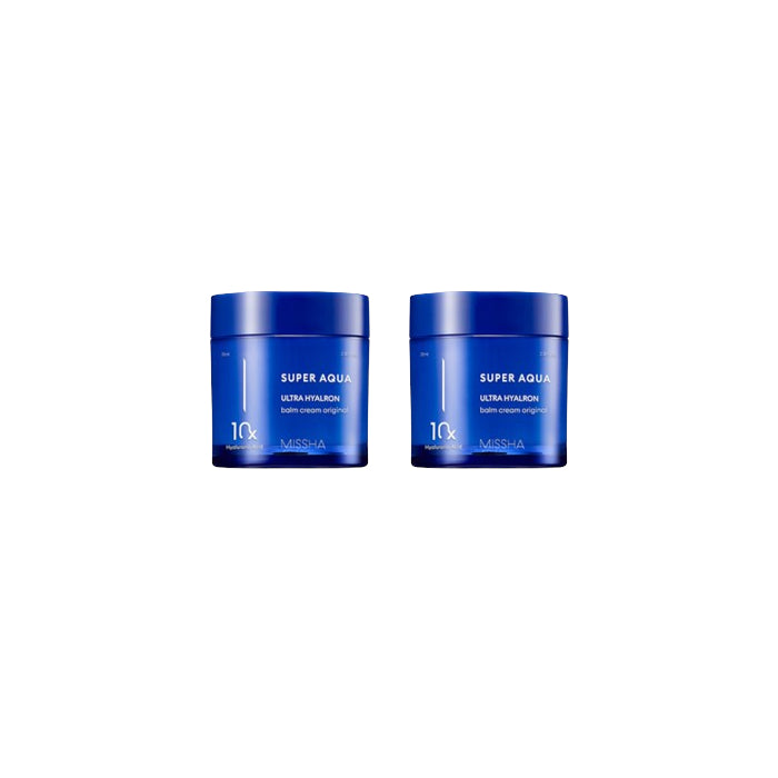 Wholesale MISSHA - Super Aqua Ultra Hyalron Balm Cream - 70ml 2ea Set | Carsha