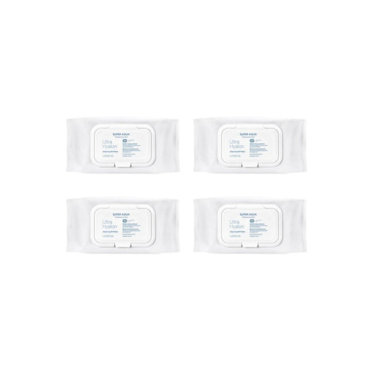 Wholesale MISSHA - Super Aqua Ultra Hyalron Cleansing Oil Wipes Jumbo Size - 1pack 70pcs 4ea Set | Carsha