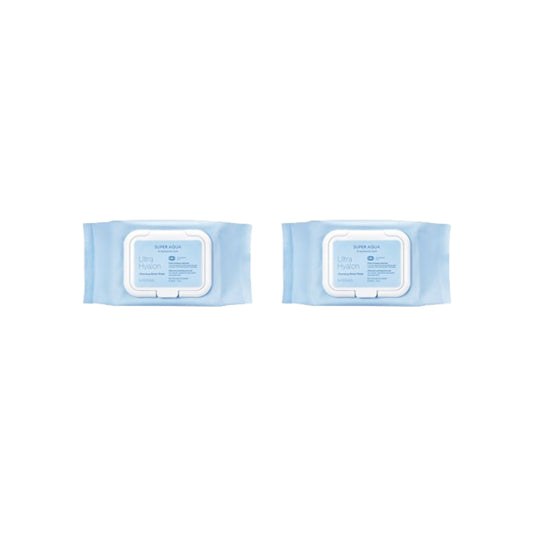 Wholesale MISSHA - Super Aqua Ultra Hyalron Cleansing Water Wipes - 1pack 30pcs 2ea Set | Carsha