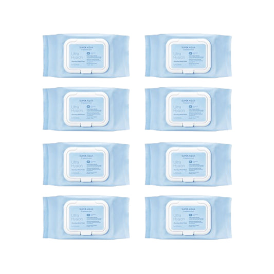 Wholesale MISSHA - Super Aqua Ultra Hyalron Cleansing Water Wipes - 1pack 30pcs 8ea Set | Carsha