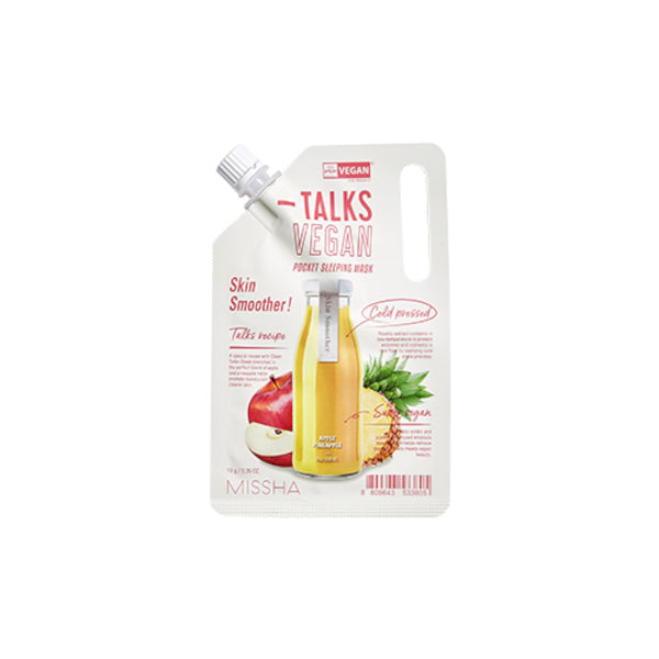 Wholesale MISSHA - Talks Vegan Squeeze Pocket Sleeping Mask - Skin Smoother - 10g | Carsha