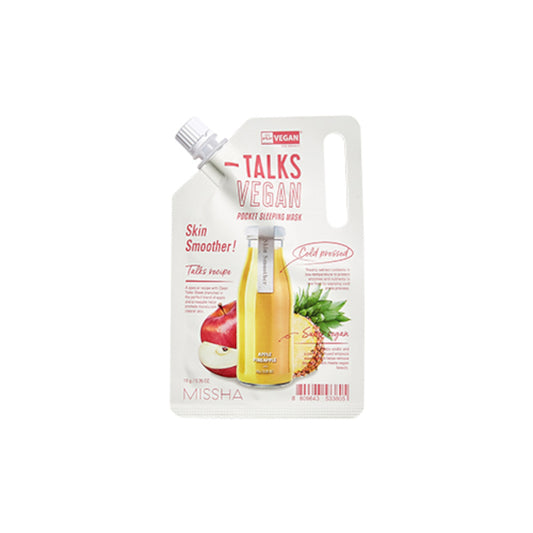 Wholesale Deal MISSHA - Talks Vegan Squeeze Pocket Sleeping Mask - Skin Smoother - 10g | Carsha