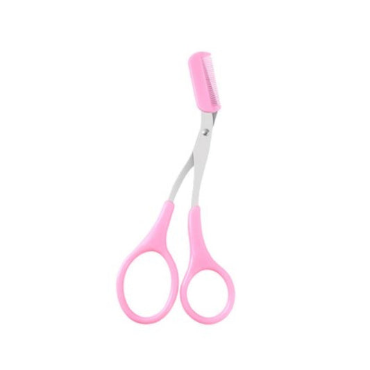 Wholesale Deal MissLady - Eyebrow Comb Scissors - 1pc - Random Color | Carsha
