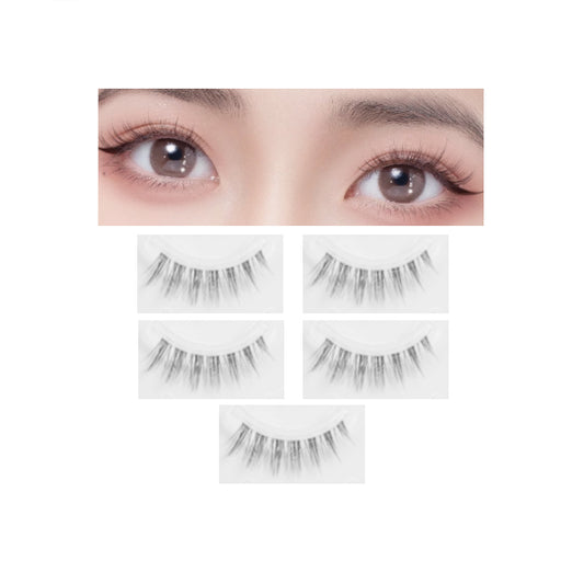 Wholesale MissLady - False Eyelashes A - 5 pairs - A1 Black | Carsha