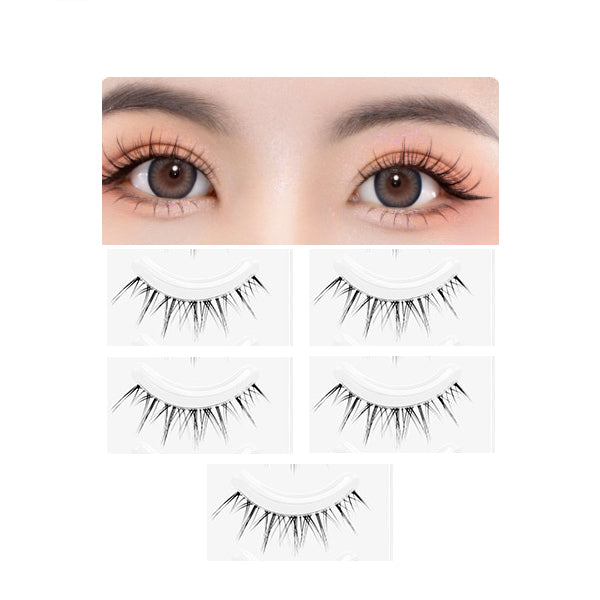 Wholesale MissLady - False Eyelashes A - 5 pairs - A2 Black | Carsha
