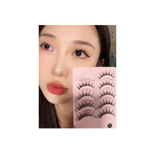 Wholesale MissLady - False Eyelashes B - 10mm x 5 pairs - Barbie Black | Carsha