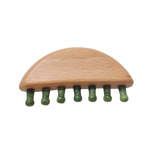 Wholesale MissLady - Head Scalp Massager-Comb - 98 x 50.6 mm - Grass Green | Carsha