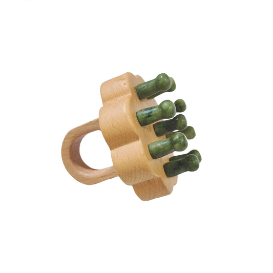 Wholesale MissLady - Head Scalp Massager -Ring - 59.5 x 60 mm - Jade | Carsha