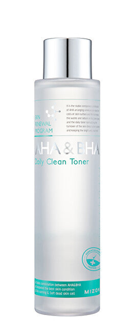 Mizon Toner esfoliante con acidi ed enzimi AHA & BHA (Daily Clean Toner) 150 ml