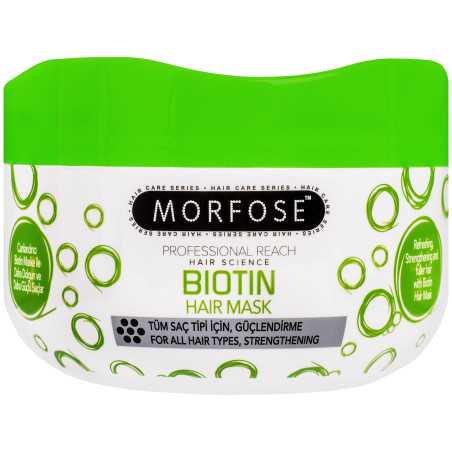Wholesale Morfose Biotin Hair Mask - maschera rinforzante con biotina per capelli danneggiati, 500 ml | Carsha