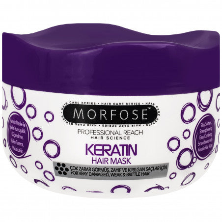 Wholesale Morfose Keratin Hair Mask – maschera alla cheratina per capelli danneggiati e deboli, 500 ml | Carsha