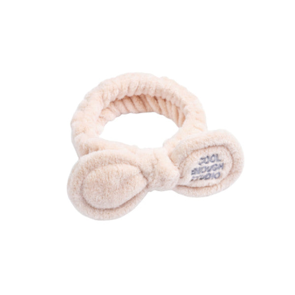 Wholesale MsBlossom - Face Wash Cute Ribbon Headband - 1pc - Coral | Carsha