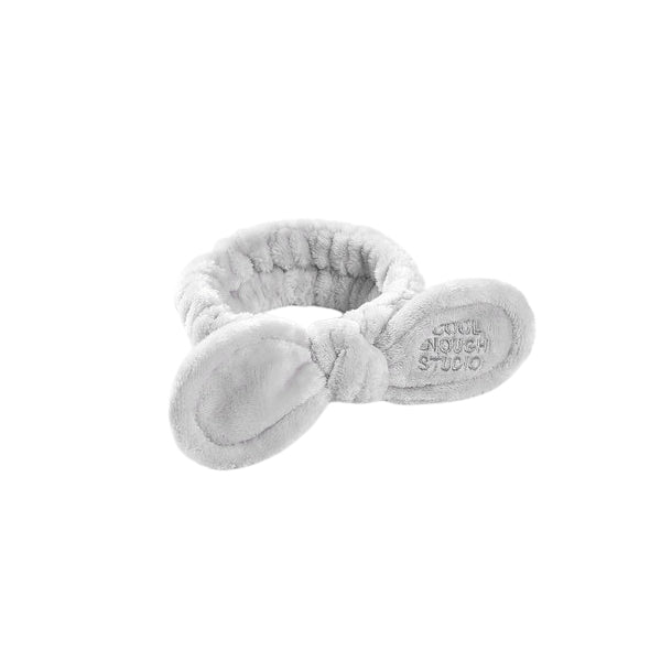 Wholesale MsBlossom - Face Wash Cute Ribbon Headband - 1pc - Grey | Carsha