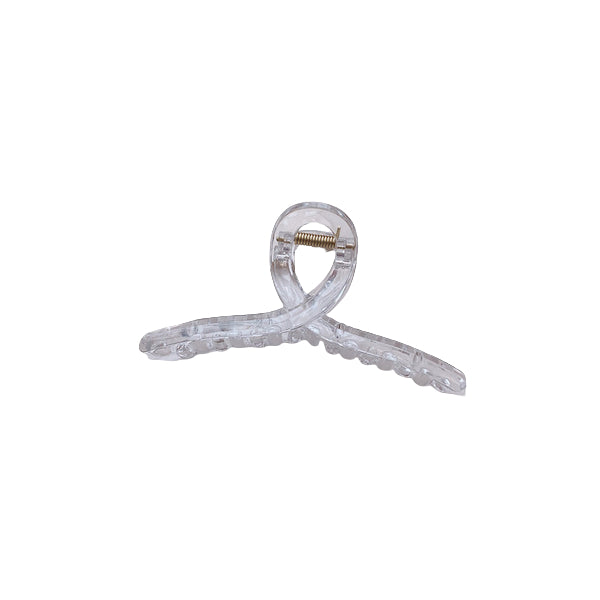 Wholesale MsBlossom - Plain Cross Hair Claw - 1pc - Invisible White | Carsha